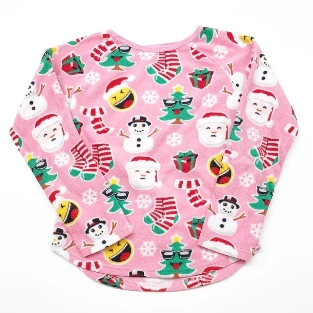 The Children's Place Christmas fleece pajama top